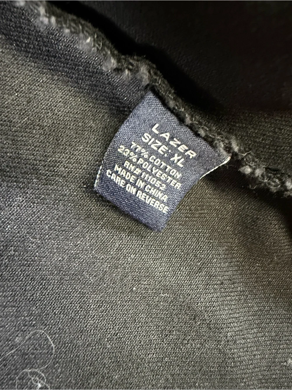 Lazer black denim